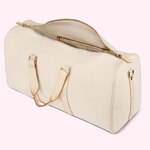 Stoney Clover Lane Oversized Duffle bag vegan leather & canvas, and dust bag